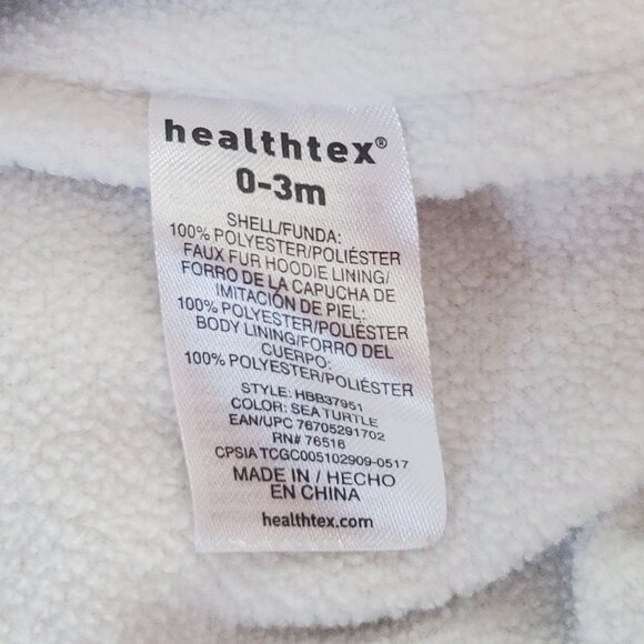 Healthtex hooded fleece bunting - Picture 7 of 7